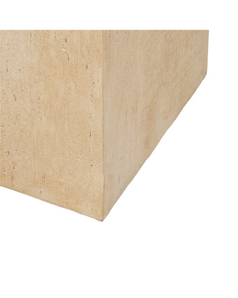 MESA AUXILIAR BEIGE MAGNESIO 37 X 37 X 46,50 CM