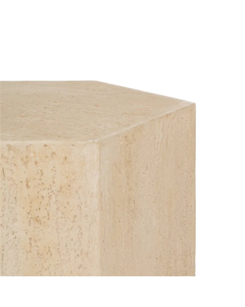 MESA AUXILIAR BEIGE MAGNESIO 41,50 X 36,50 X 46,50 CM