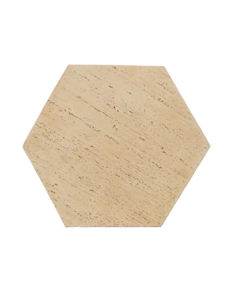 MESA AUXILIAR BEIGE MAGNESIO 41,50 X 36,50 X 46,50 CM