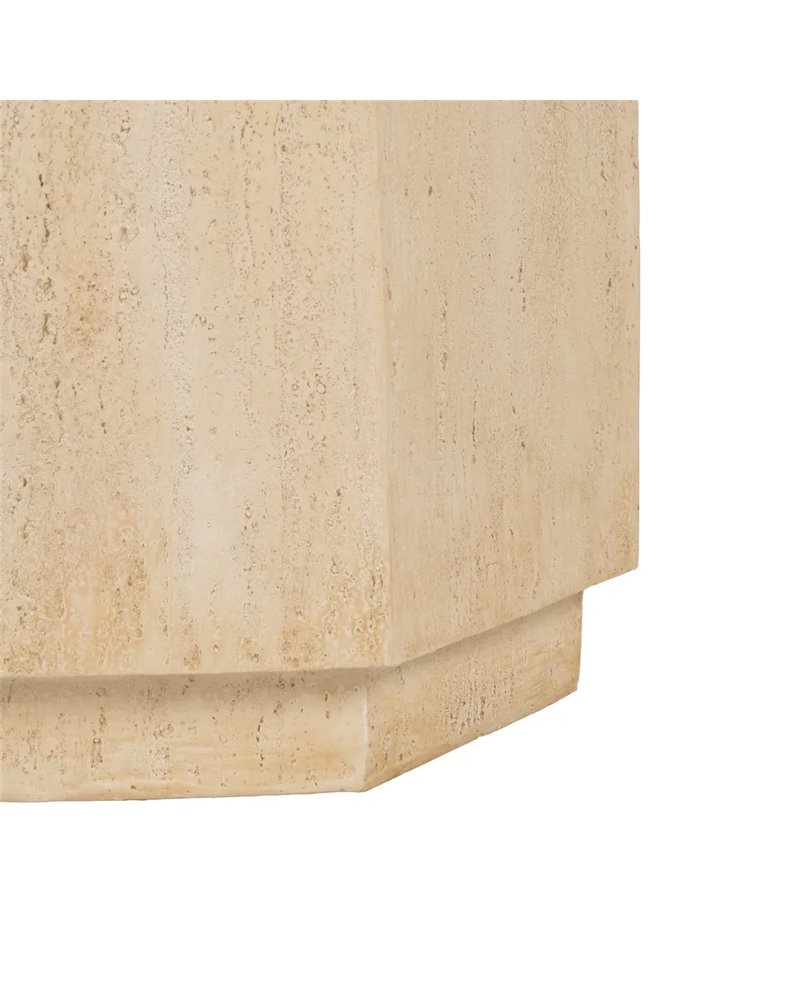 MESA AUXILIAR BEIGE MAGNESIO 41,50 X 36,50 X 46,50 CM