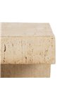 MESA AUXILIAR BEIGE MAGNESIO 38,50 X 38,50 X 46 CM