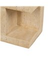 MESA AUXILIAR BEIGE MAGNESIO 38,50 X 38,50 X 46 CM