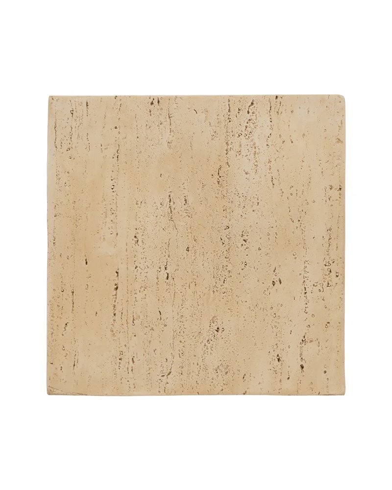 MESA AUXILIAR BEIGE MAGNESIO 38,50 X 38,50 X 46 CM