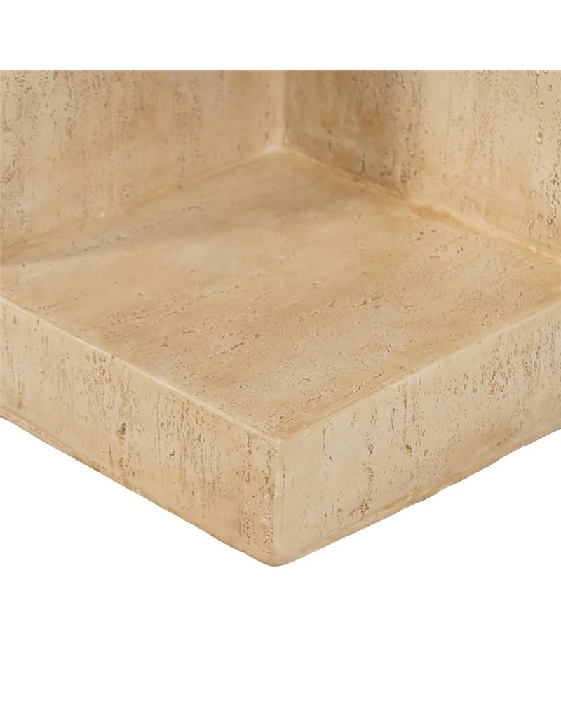 MESA AUXILIAR BEIGE MAGNESIO 38,50 X 38,50 X 46 CM