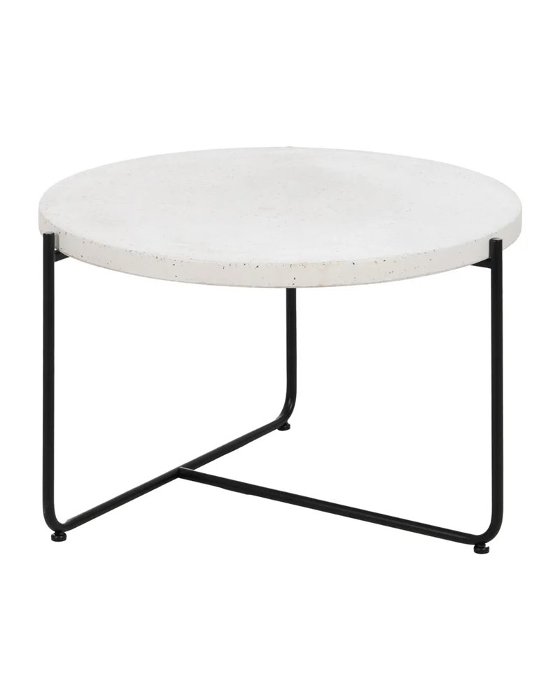 MESA CENTRO BEIGE-NEGRO MAGNESIO 68 X 68 X 44 CM