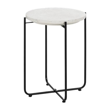 MESA AUXILIAR BEIGE-NEGRO...