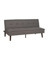 SOFÁ-CAMA GRIS METAL-MADERA SALÓN 181 X 102 X 85 CM