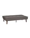 SOFÁ-CAMA GRIS METAL-MADERA SALÓN 181 X 102 X 85 CM