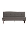 SOFÁ-CAMA GRIS METAL-MADERA SALÓN 181 X 102 X 85 CM