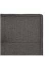 SOFÁ-CAMA GRIS METAL-MADERA SALÓN 181 X 102 X 85 CM