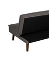 SOFÁ-CAMA GRIS METAL-MADERA SALÓN 181 X 102 X 85 CM