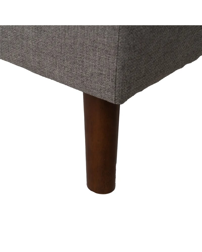 SOFÁ-CAMA GRIS METAL-MADERA SALÓN 181 X 102 X 85 CM