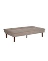 SOFÁ-CAMA BEIGE METAL-MADERA SALÓN 181 X 88 X 85,50 CM