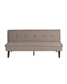 SOFÁ-CAMA BEIGE METAL-MADERA SALÓN 181 X 88 X 85,50 CM