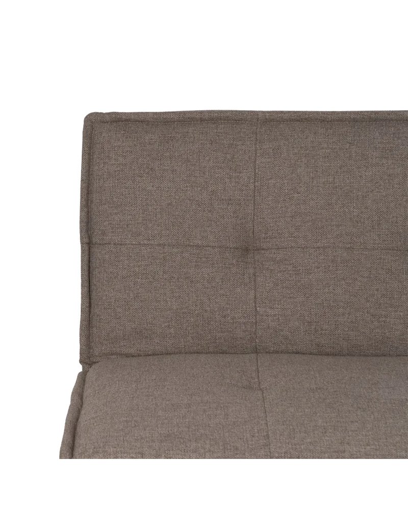 SOFÁ-CAMA BEIGE METAL-MADERA SALÓN 181 X 88 X 85,50 CM