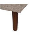 SOFÁ-CAMA BEIGE METAL-MADERA SALÓN 181 X 88 X 85,50 CM
