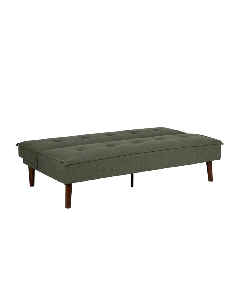 SOFÁ-CAMA VERDE METAL-MADERA SALÓN 181 X 88 X 85,50 CM