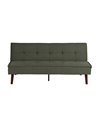 SOFÁ-CAMA VERDE METAL-MADERA SALÓN 181 X 88 X 85,50 CM