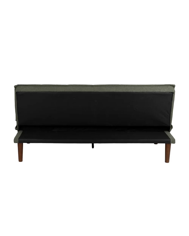SOFÁ-CAMA VERDE METAL-MADERA SALÓN 181 X 88 X 85,50 CM