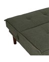 SOFÁ-CAMA VERDE METAL-MADERA SALÓN 181 X 88 X 85,50 CM
