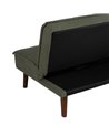 SOFÁ-CAMA VERDE METAL-MADERA SALÓN 181 X 88 X 85,50 CM