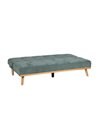 SOFÁ-CAMA VERDE METAL-MADERA SALÓN 178 X 94 X 86 CM