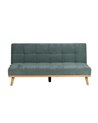 SOFÁ-CAMA VERDE METAL-MADERA SALÓN 178 X 94 X 86 CM