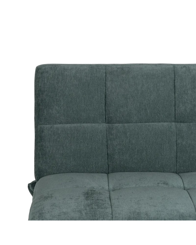 SOFÁ-CAMA VERDE METAL-MADERA SALÓN 178 X 94 X 86 CM