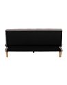 SOFÁ-CAMA GRIS METAL-MADERA SALÓN 178 X 94 X 86 CM