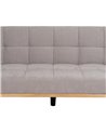 SOFÁ-CAMA GRIS METAL-MADERA SALÓN 178 X 94 X 86 CM