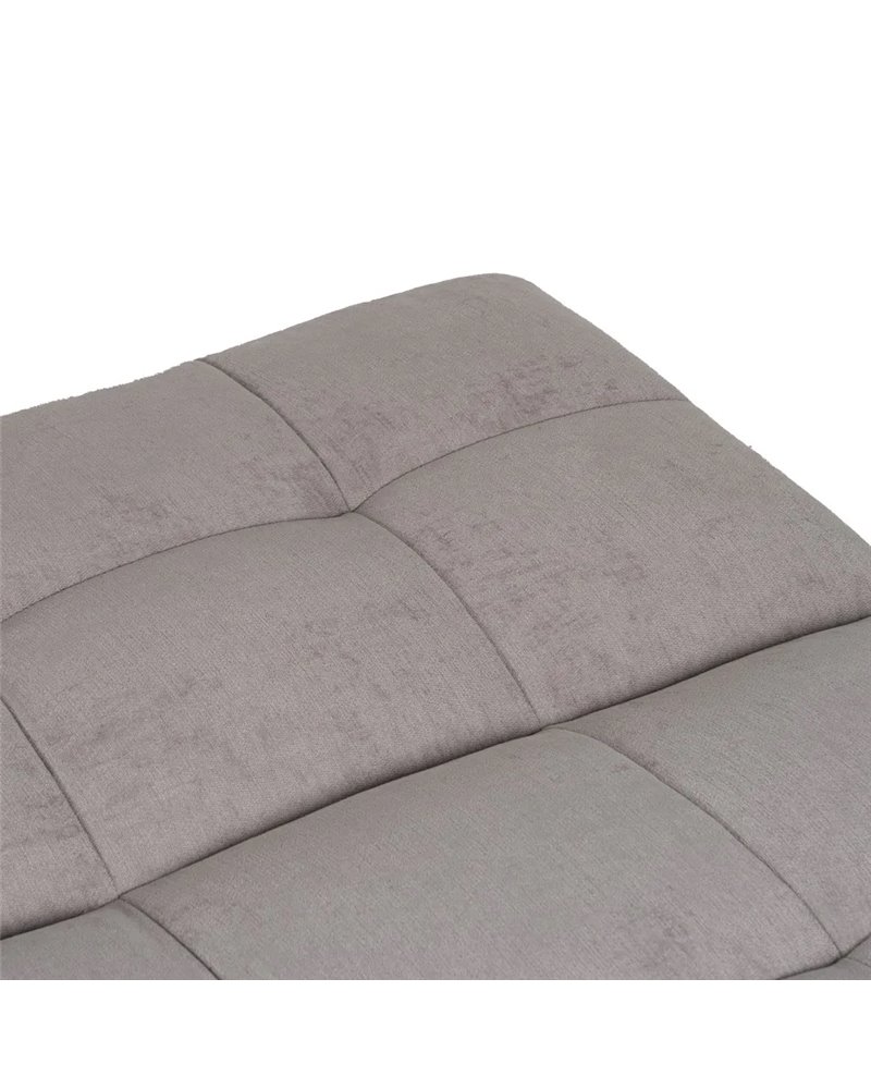 SOFÁ-CAMA GRIS METAL-MADERA SALÓN 178 X 94 X 86 CM