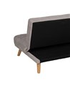 SOFÁ-CAMA GRIS METAL-MADERA SALÓN 178 X 94 X 86 CM