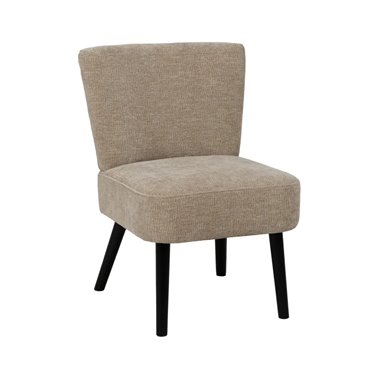 SILLÓN BEIGE TEJIDO-MADERA...