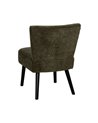 SILLÓN VERDE TEJIDO-MADERA SALÓN 55 X 63 X 76 CM
