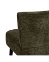 SILLÓN VERDE TEJIDO-MADERA SALÓN 55 X 63 X 76 CM
