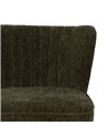 SILLÓN VERDE TEJIDO-MADERA SALÓN 58 X 70 X 74 CM