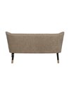 SOFÁ BEIGE TEJIDO-MADERA SALÓN 134 X 70 X 74 CM