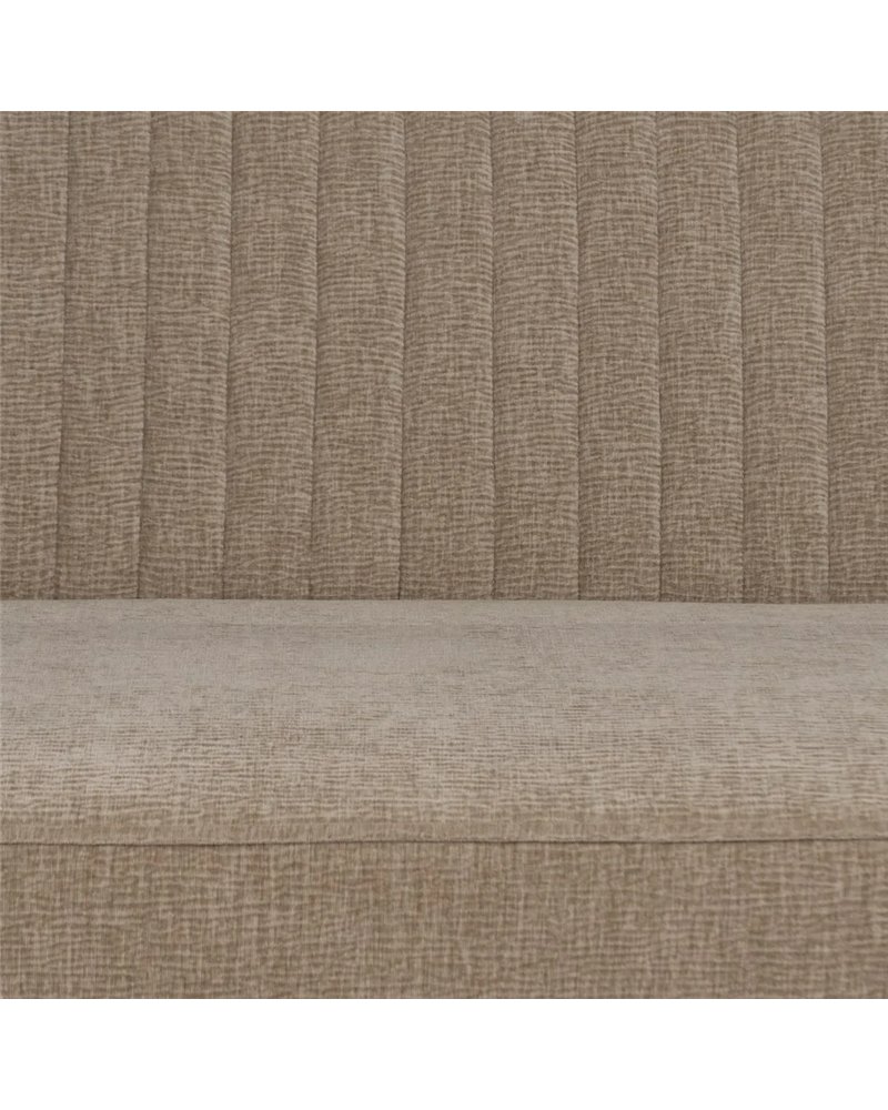 SOFÁ BEIGE TEJIDO-MADERA SALÓN 134 X 70 X 74 CM