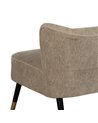 SOFÁ BEIGE TEJIDO-MADERA SALÓN 134 X 70 X 74 CM