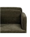 SILLÓN VERDE TEJIDO-MADERA SALÓN 72 X 72 X 73 CM