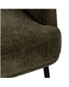 SILLÓN VERDE TEJIDO-MADERA SALÓN 72 X 72 X 73 CM