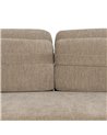 SOFÁ BEIGE TEJIDO-MADERA SALÓN 127 X 72 X 73 CM