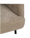 SOFÁ BEIGE TEJIDO-MADERA SALÓN 127 X 72 X 73 CM