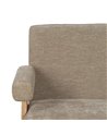 SOFÁ BEIGE TEJIDO-MADERA SALÓN 134 X 76 X 85 CM