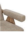 SOFÁ BEIGE TEJIDO-MADERA SALÓN 134 X 76 X 85 CM