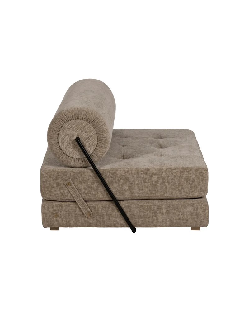SOFÁ BEIGE TEJIDO-MADERA SALÓN 89 X 101 X 71 CM