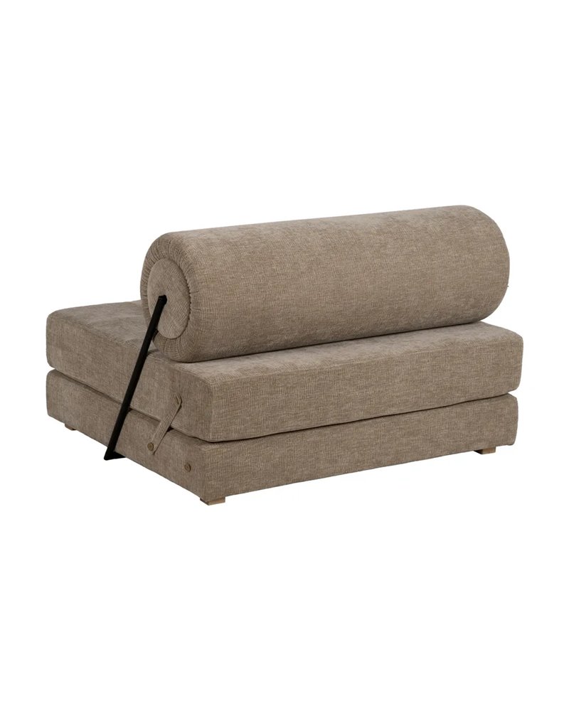 SOFÁ BEIGE TEJIDO-MADERA SALÓN 89 X 101 X 71 CM