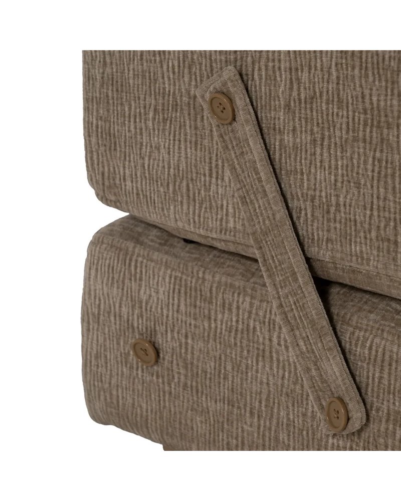 SOFÁ BEIGE TEJIDO-MADERA SALÓN 89 X 101 X 71 CM