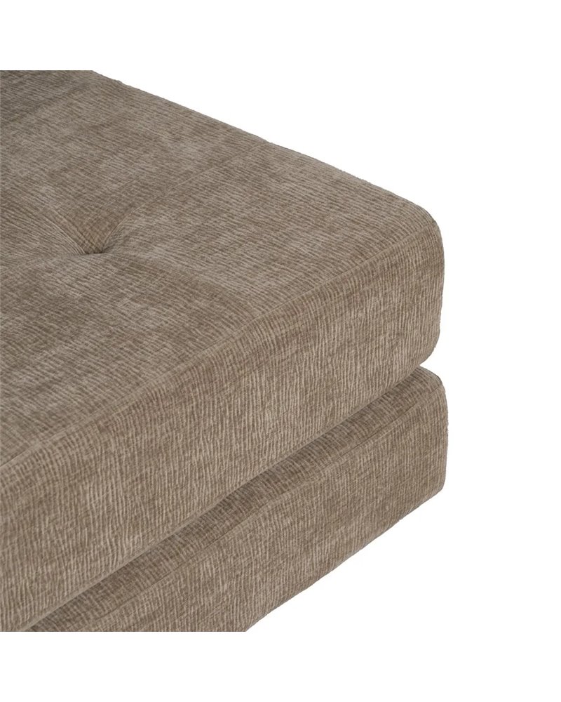 SOFÁ BEIGE TEJIDO-MADERA SALÓN 89 X 101 X 71 CM