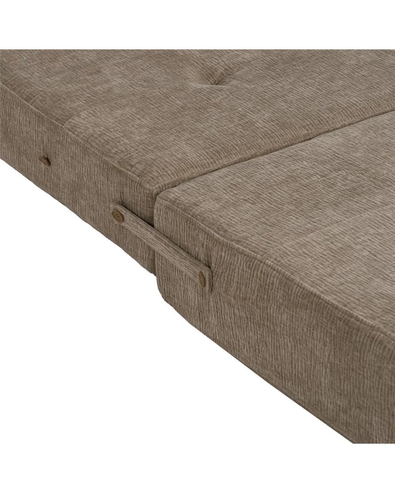 SOFÁ BEIGE TEJIDO-MADERA SALÓN 89 X 101 X 71 CM